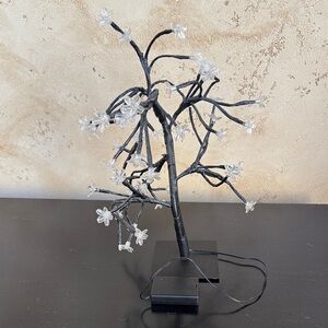 Black Flower Tree Lamp